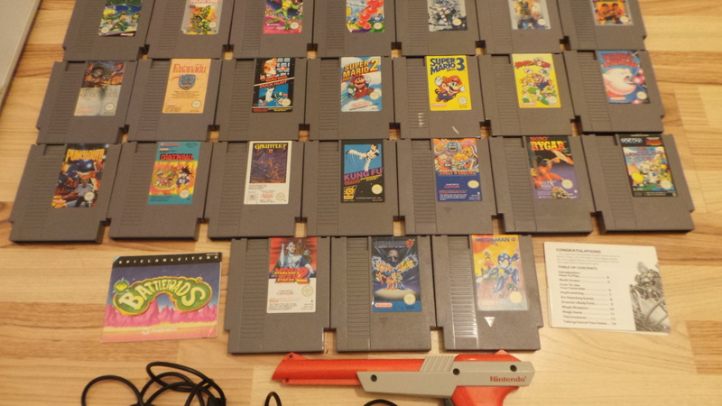 [VDS] Console NES en boite complète+ 31 jeux en loose + accessoires 20170915
