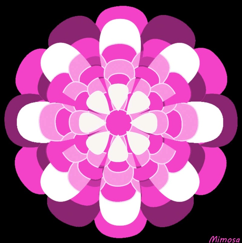 Puzzle #0290 / Abstract flower #2 by Mimosa  Abstra13