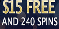 24VIP Casino €/$15 no deposit bonus