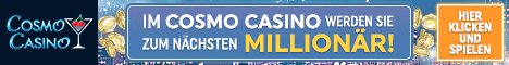 Cosmo Casino 150 Freispiele für 10€