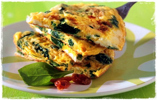 Frittata agli spinaci Fritta10