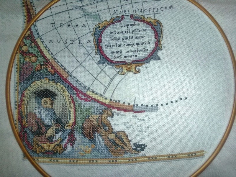 Вышивка крестом "Географическая карта мира" от Панны Img_2035