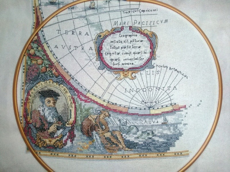 Вышивка крестом "Географическая карта мира" от Панны Img_2039