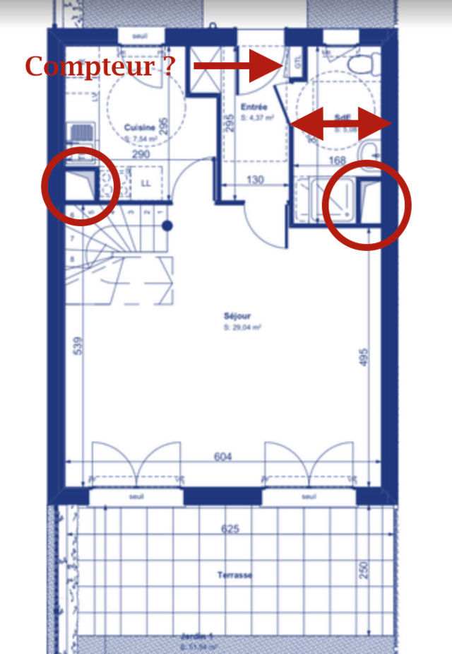 Aménagement Maison VEFA - Cuisine vs. Salle d'eau Captur86