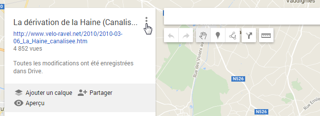 Comment intégrer une "google Maps" dans un message ? Screen10