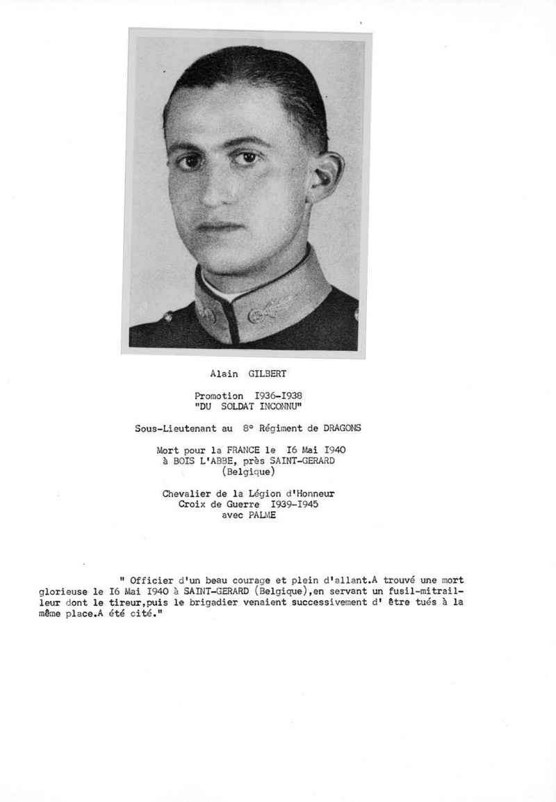  Hommage au sous-lieutenant GILBERT DE BOISROGER tué au combat en mai 1940. Photo_27