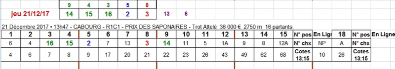 21/12/2017 --- CABOURG --- R1C1 --- Mise 3 € => Gains 0 € Scree246