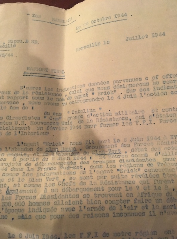 Demande estimation - resistant - chef armée secrète fusillé en 1944 R410