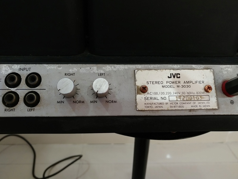 Victor JVC M-3030 Stereo Duo-Mono DC Power Amplifier 20180144