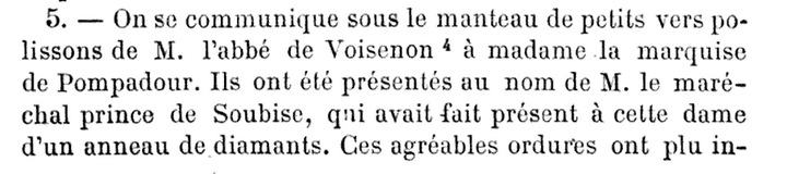 05 janvier 1762: Mémoires secrets de Bachaumont 0113