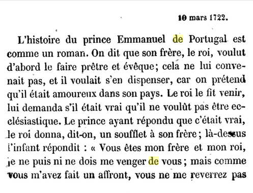 10 mars 1722: Correspondance de La Palatine 0148