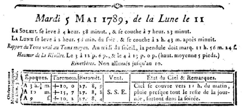 05 mai 1789: Almanach 0510