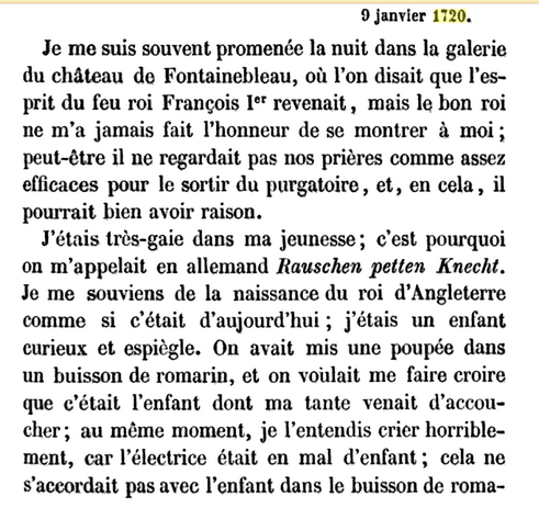 09 janvier 1720: Correspondance de La Palatine 094