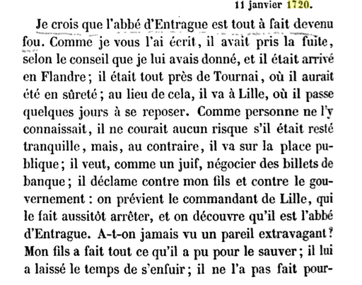 11 janvier 1720: Correspondance de La Palatine 096
