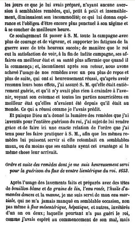 24 juillet 1653: Santé du Roi 1116