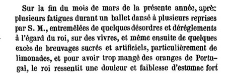 24 juillet 1653: Santé du Roi 1182