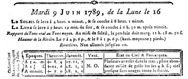 09 juin 1789: Almanach 1214