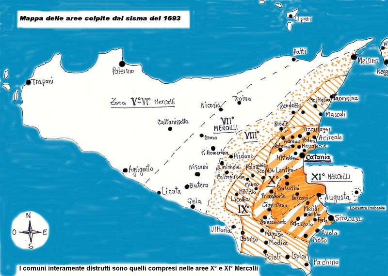 11 janvier 1693: Tremblement de terre en Sicile 1280px50