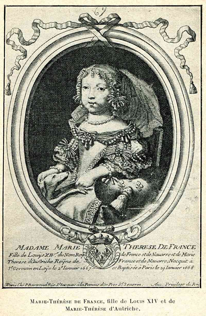 1er mars 1672: Marie-Thérèse de Bourbon 1280px88