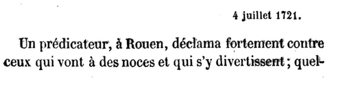 04 juillet 1721: Correspondance de La Palatine 1308