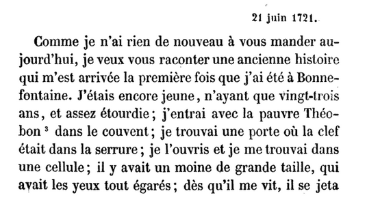 21 juin 1721: Correspondance de La Palatine 1321
