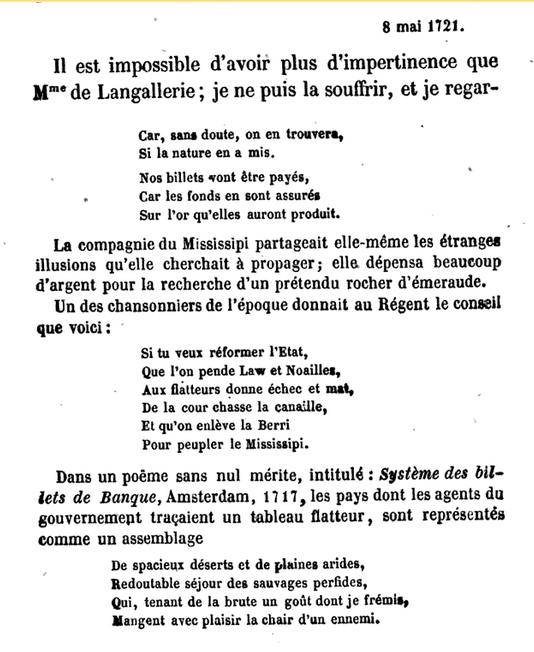 08 mai 1721: Correspondance de La Palatine 1326