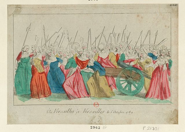 05 octobre 1789: Les Parisiennes réclament du pain 133_al11