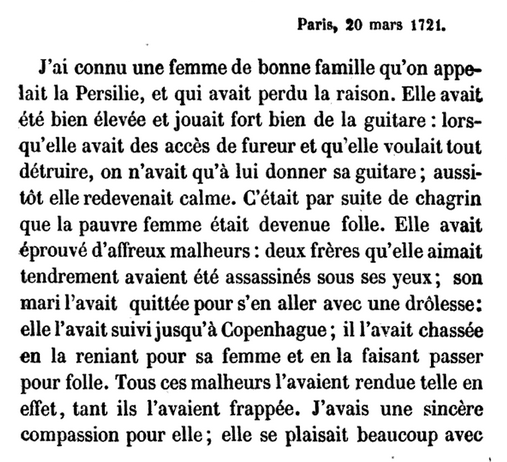 20 mars 1721: Correspondance de La Palatine 1342