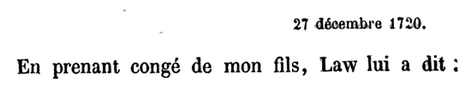 27 décembre 1720: Correspondance de La Palatine 1356