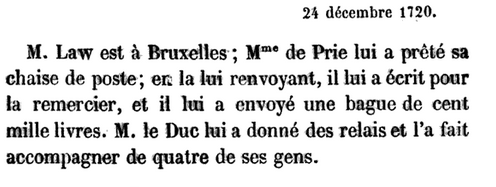 24 décembre 1720: Correspondance de La Palatine 1357