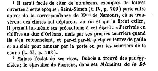 06 mars 1721: Correspondance de La Palatine 2184