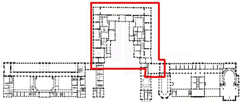 Premier étage - Aile centrale - Les grands appartements - 14 Salle des gardes de la Reine 26229560