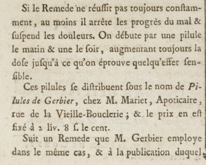 16 janvier 1777: Almanach 282