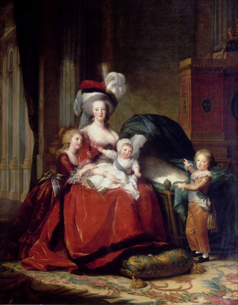 12 septembre 1785: La direction des Bâtiments du roi, sur ordre de Louis XVI, commanda à Élisabeth Louise Vigée Le Brun un grand portrait de la reine 29965112