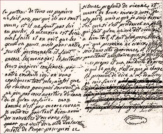 04 janvier 1792: Correspondance de Marie-Antoinette et Axel de Fersen 31949830