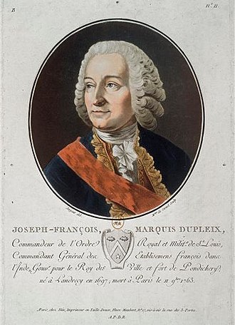 1er janvier 1697: Joseph François Dupleix 330px125