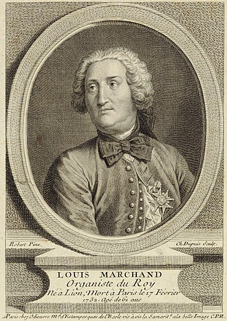 17 février 1732: Décès de  Louis Marchand 330px202