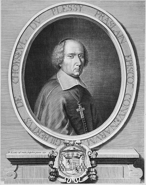 31 décembre 1689: Mgr Gilbert de Choiseul du Plessis Praslin 473px-10