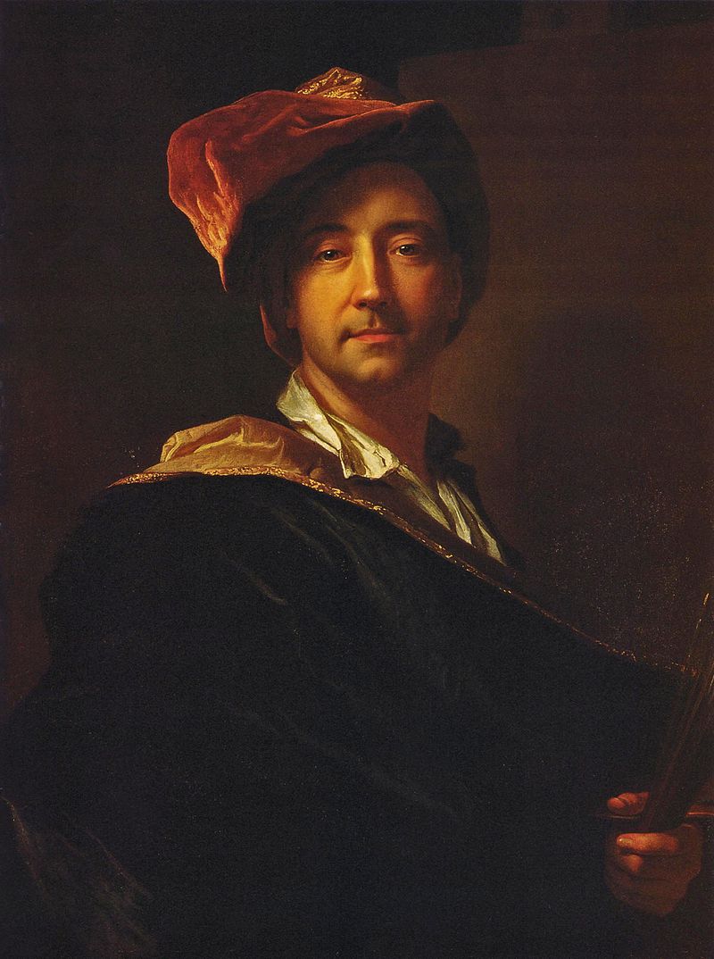 29 décembre 1743:  mort du peintre Hyacinthe Rigaud.  800px-77
