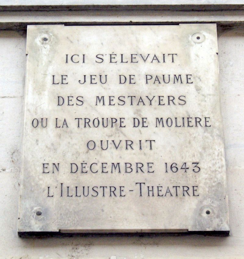 1er janvier 1644: Inauguration du premier théâtre de Molière 800px-79