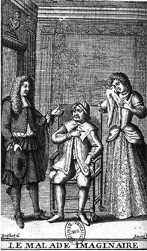 10 février 1673: Le "Malade imaginaire" de Molière au Théâtre du Palais-Royal 800px145