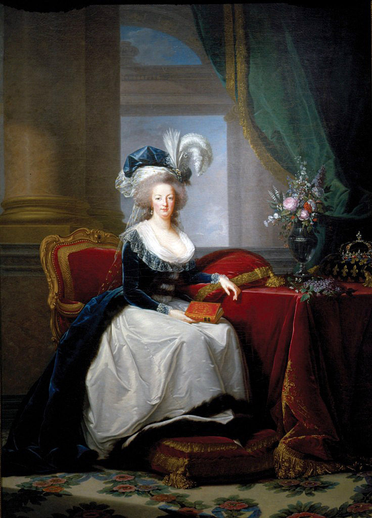 1788: Marie Antoinette (Élisabeth Vigée Le Brun) 800px276