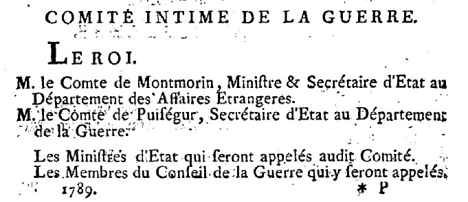 1er janvier 1789: Journal du Roi  919