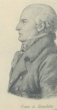 14 octobre 1769: Antoine-Marie Chamans, comte de Lavalette (secrétaire du bibliothécaire de Louis XVI) Antoin10