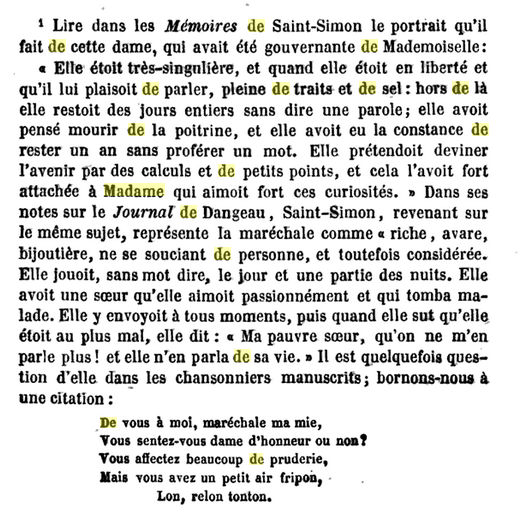 26 novembre 1722: Correspondance de La Palatine Capt1202