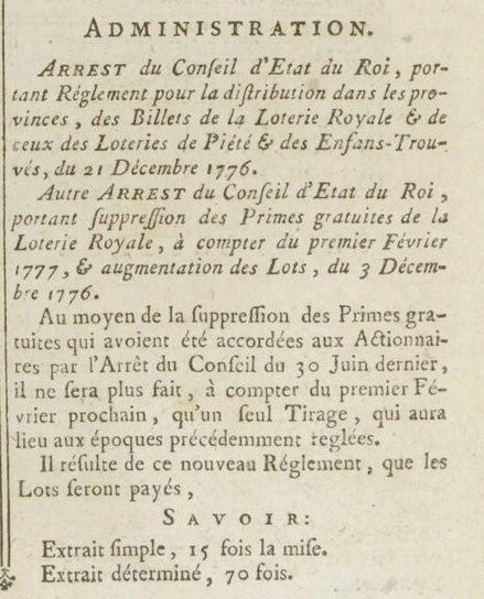 17 janvier 1777: Almanach Captu208