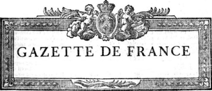 30 janvier 1638: La Gazette de Théophraste Renaudot Captu241
