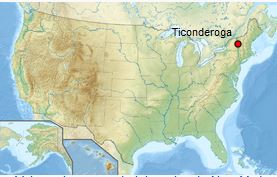 05 décembre 1775: Arrivée de Know à Ticonderoga pendant l'expédition Knox Captu318
