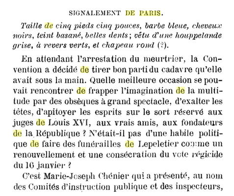 26 janvier 1793: Funérailles de Le Pelletier Captu587