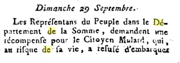 29 septembre 1793: Almanach Captu661